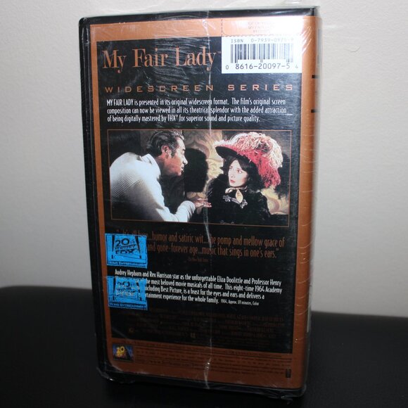 3/$55❤️sealed vintage 1996 MY FAIR LADY (1964) Widescreen VHS hard case CBS Fox - Picture 5 of 7